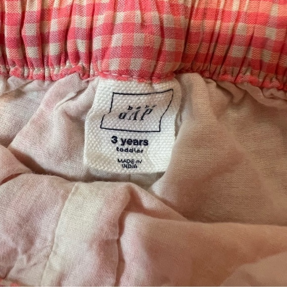 Gap Baby Set of  Stripes Pink Summer Shorts Two Size 18/24 Months 3 y/o - Picture 5 of 9